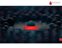 Tablet Screenshot of mfaculty.com
